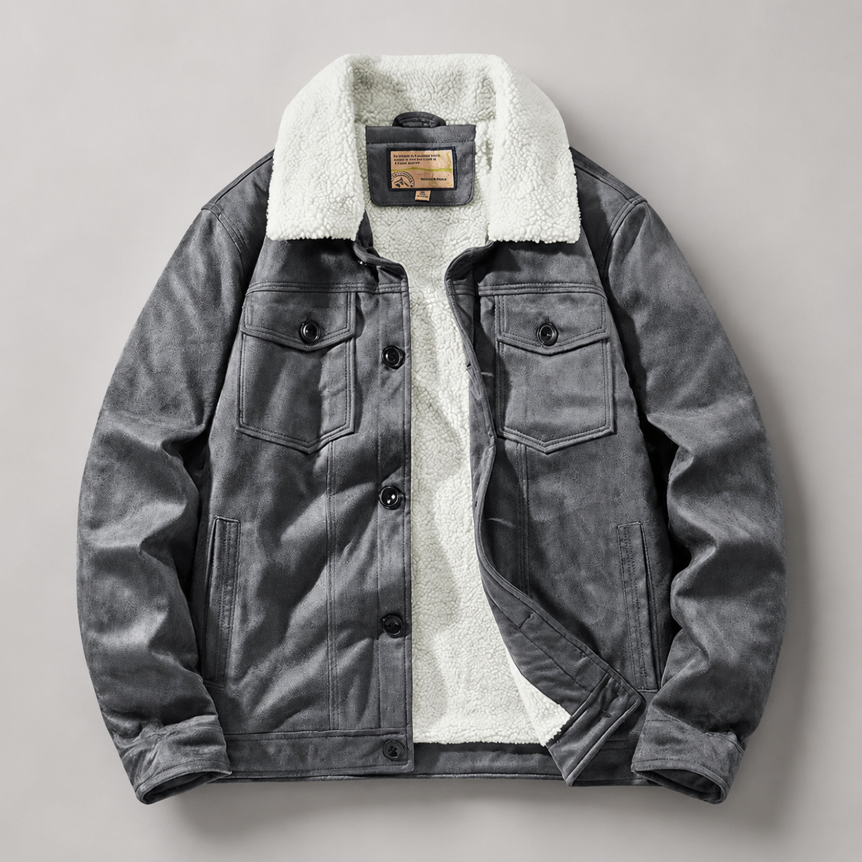 Matteo Men's Bomber Jacket – Ribbed Collar Multi-Pocket Zip Flight Jacket