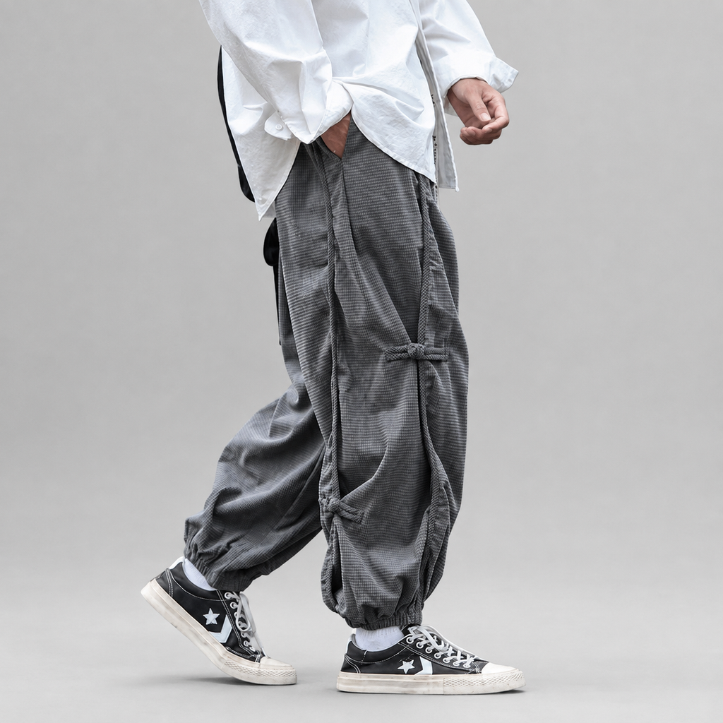 Matteo Men’s Textured Relaxed Jogger Pants