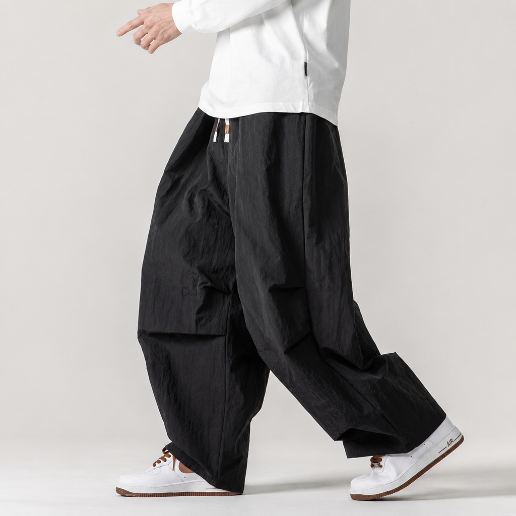 Winston Bamboo Cargo Pants – Wide Leg Paratrooper Utility Trousers