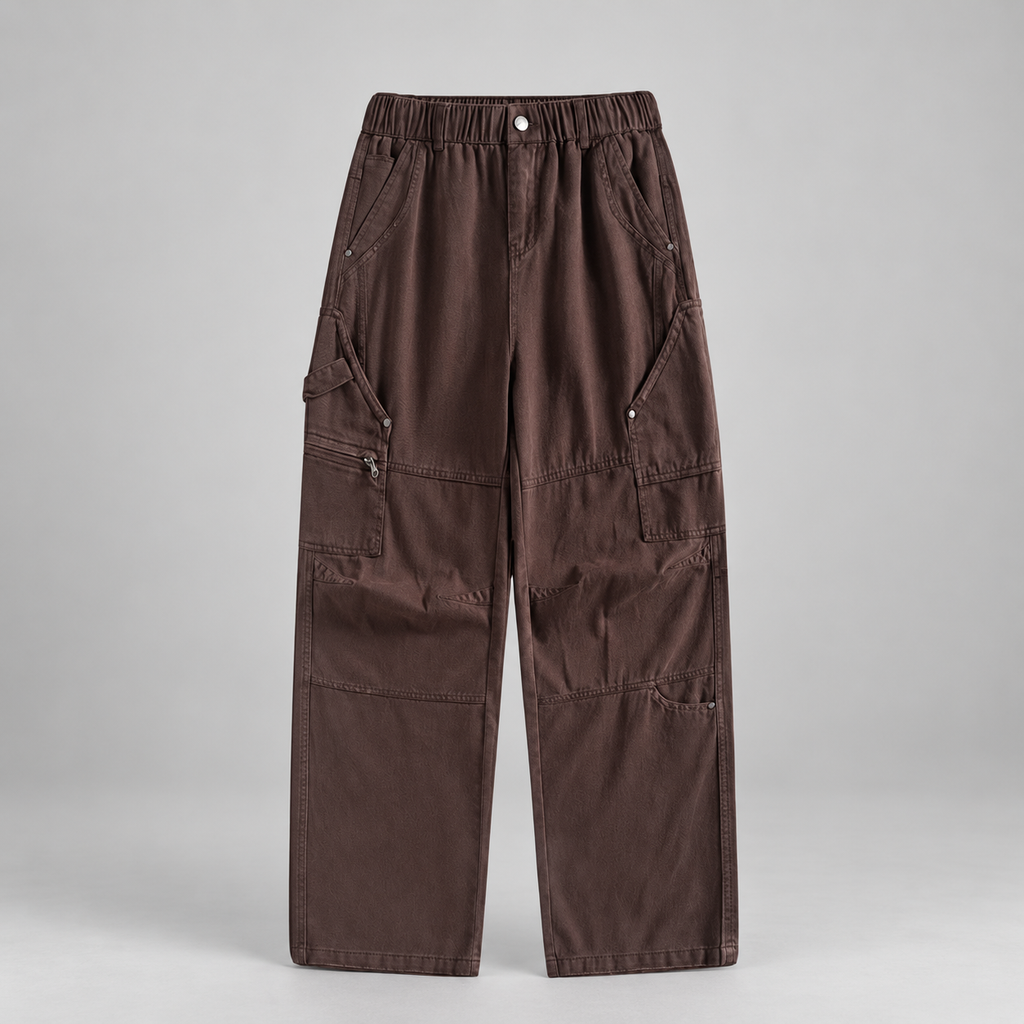 Matteo Wide-Leg Utility Cargo Pants