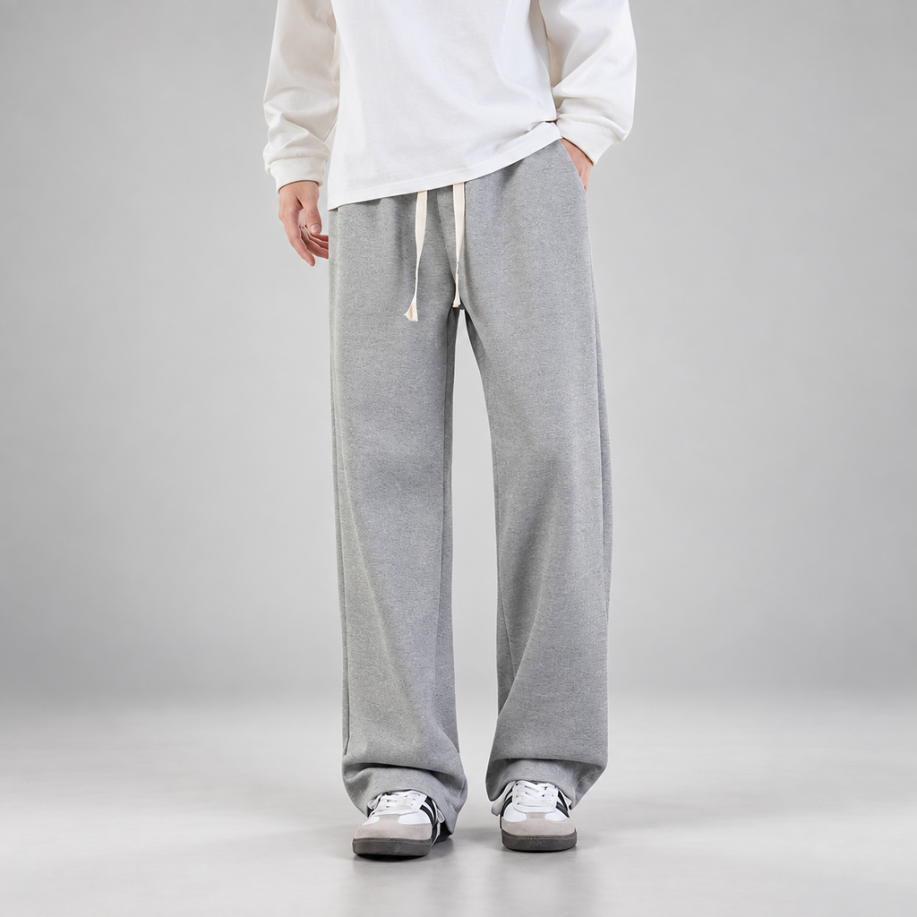 Marco Men’s Wide-Leg Drawstring Sweatpants with Side Pockets