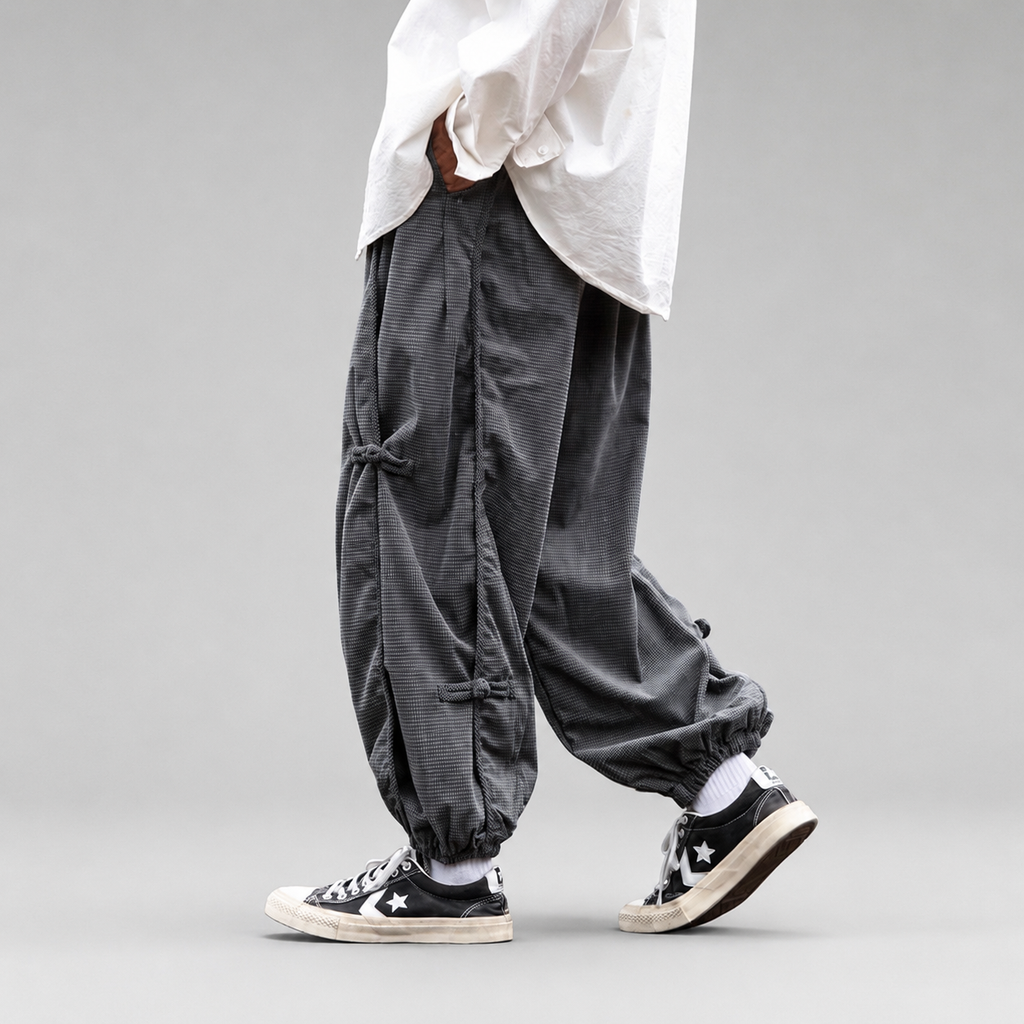 Matteo Men’s Textured Relaxed Jogger Pants