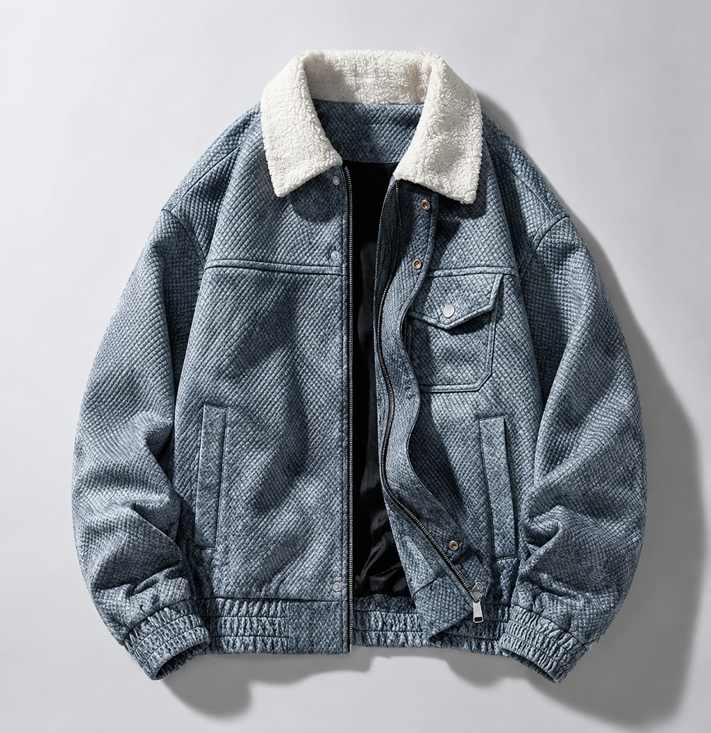 Matthew Washed Fleece Collar Jacket