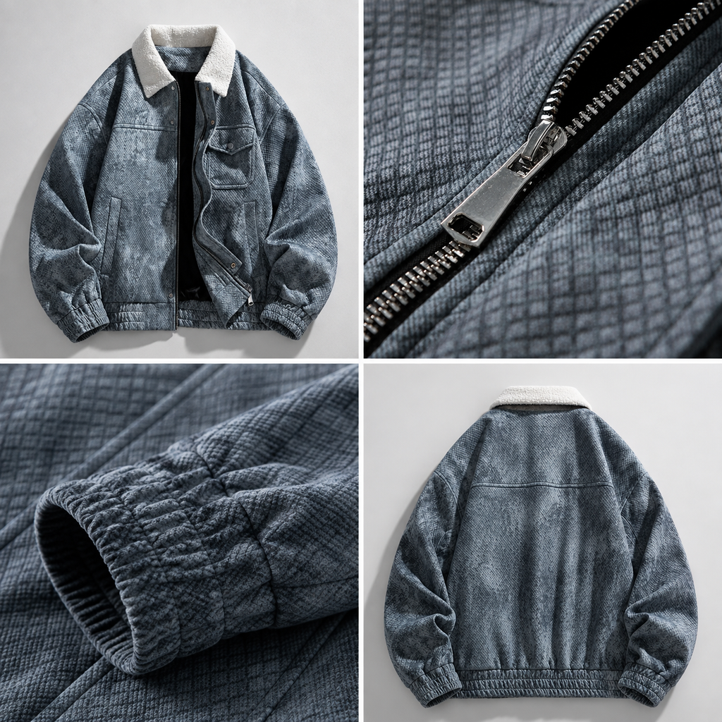 Matthew Washed Fleece Collar Jacket