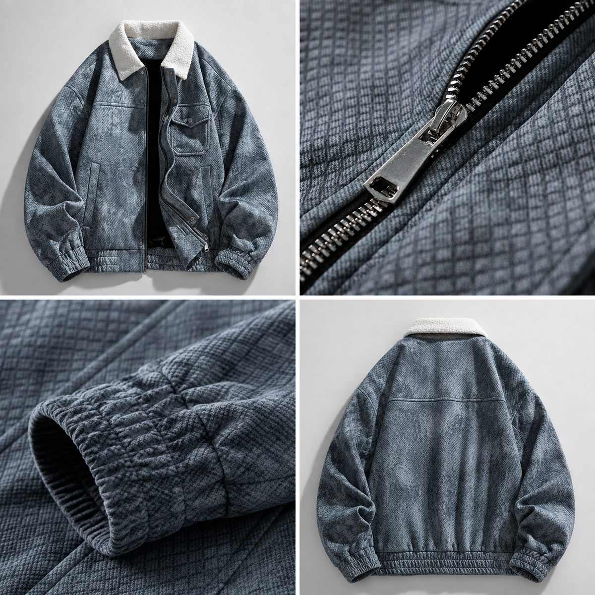 Matthew Washed Fleece Collar Jacket