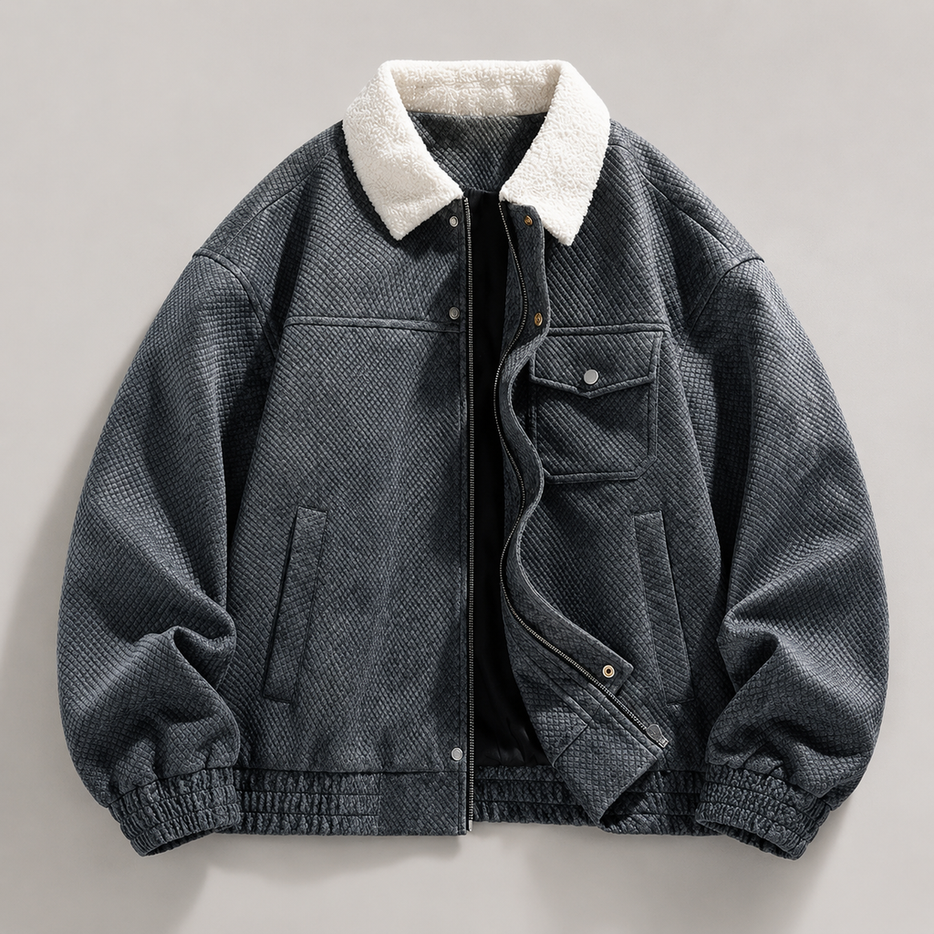 Matthew Washed Fleece Collar Jacket