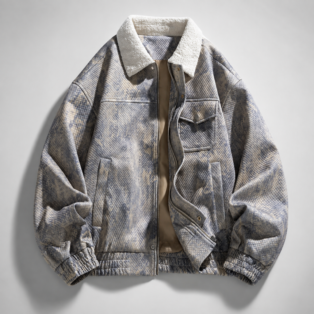 Matthew Washed Fleece Collar Jacket