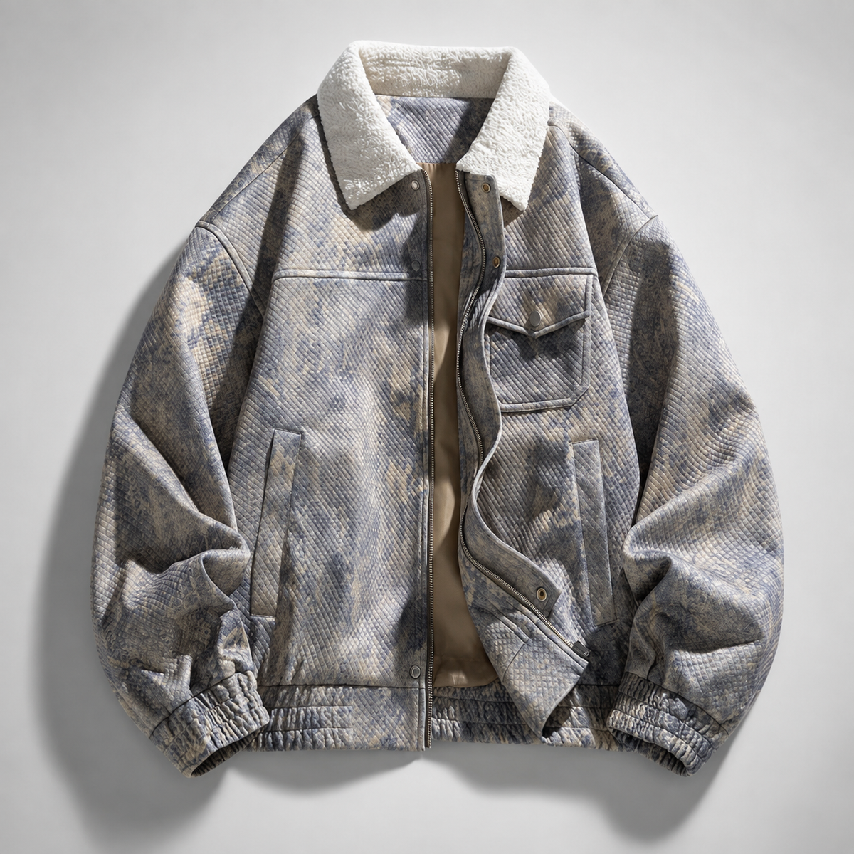 Matthew Washed Fleece Collar Jacket
