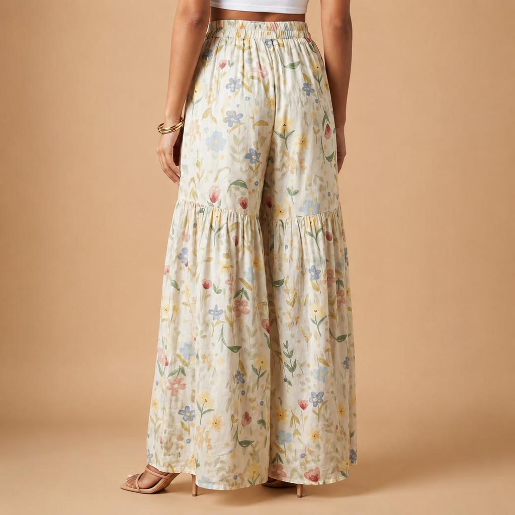Megan Women’s High Waisted Wide-Leg Pants