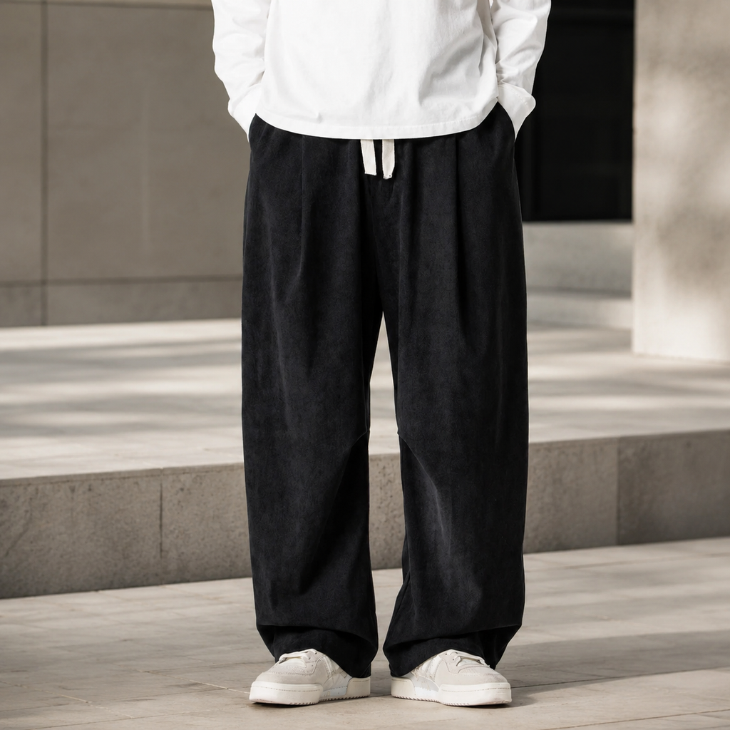 Mercer Corduroy Drawstring Trousers
