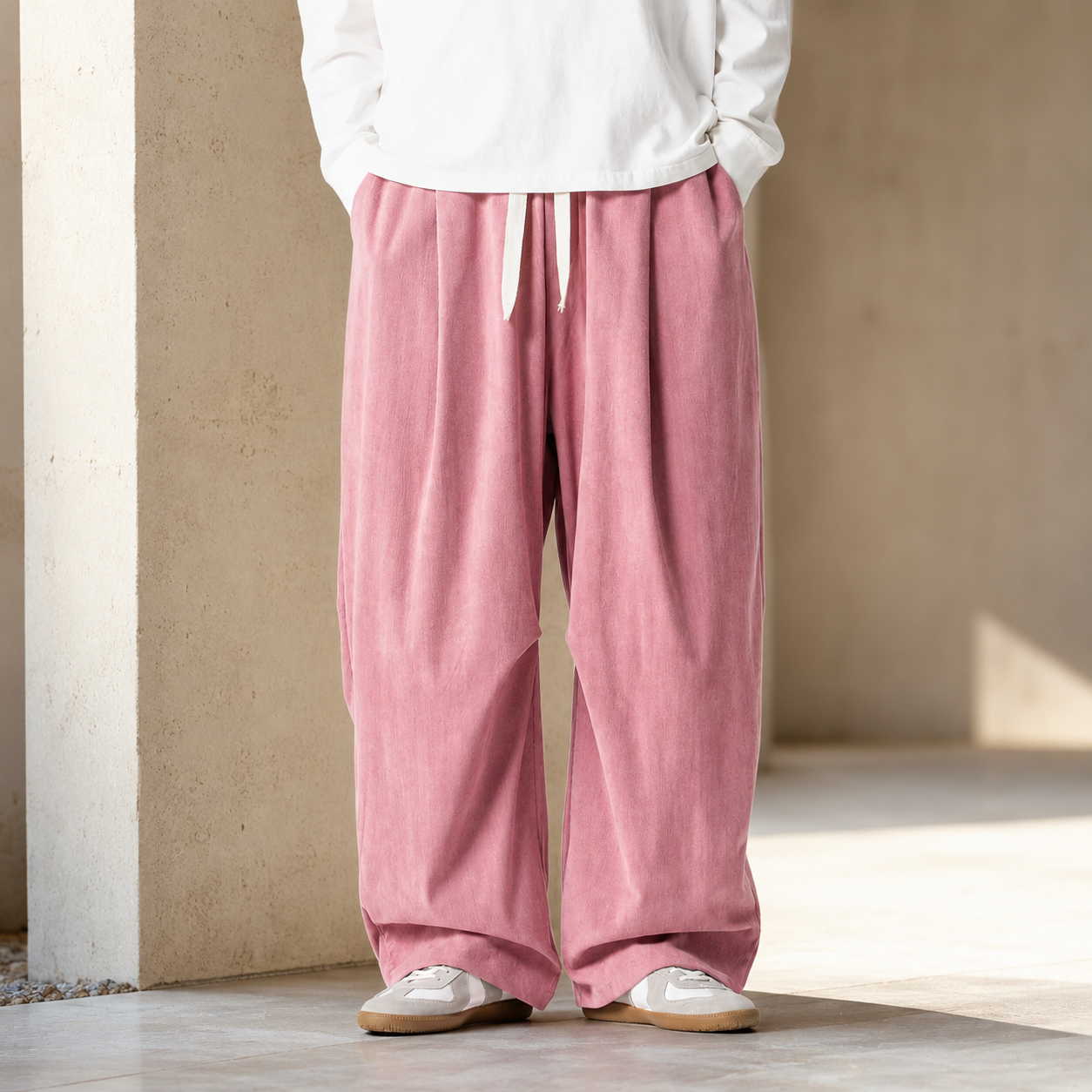 Mercer Corduroy Drawstring Trousers