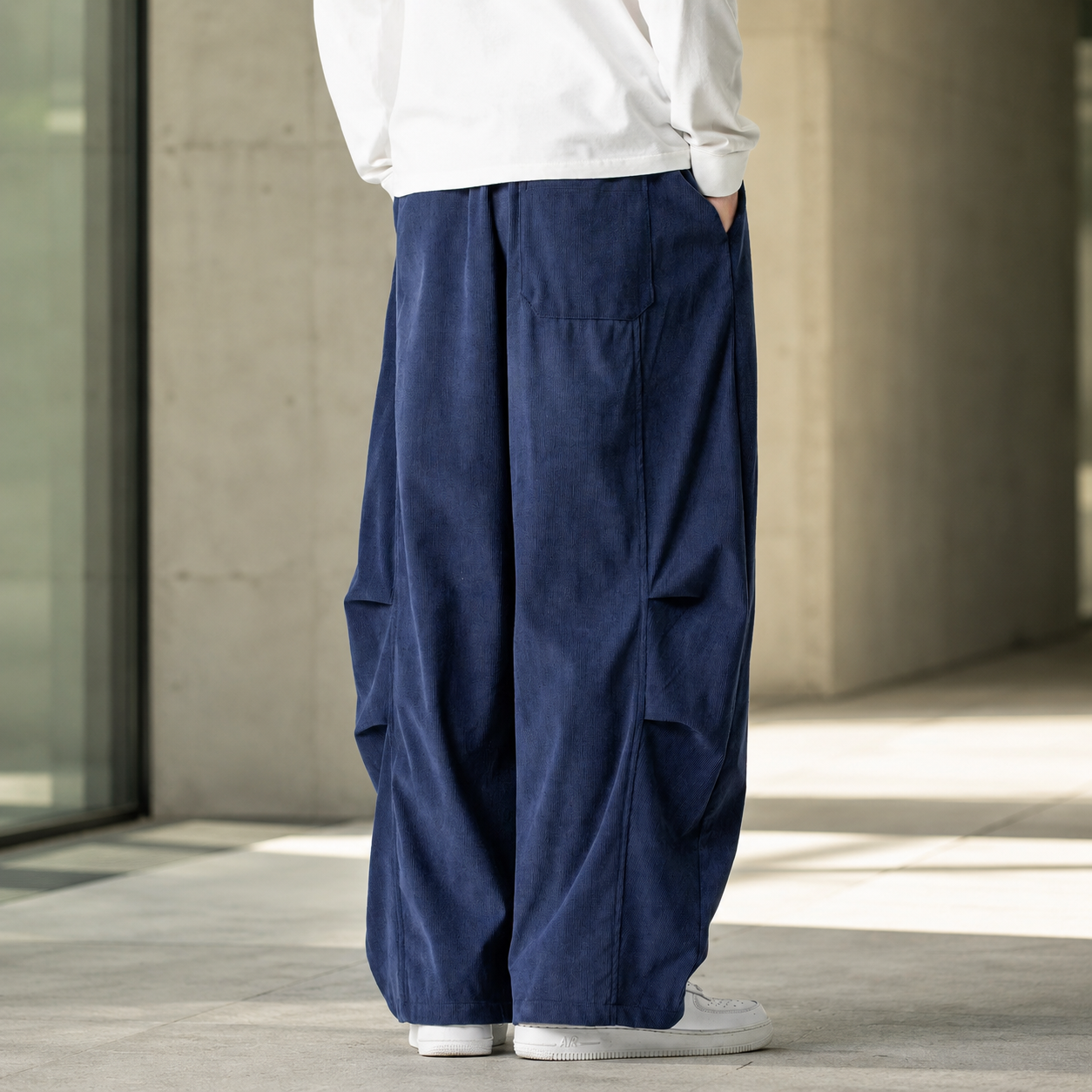 Mercer Corduroy Drawstring Trousers