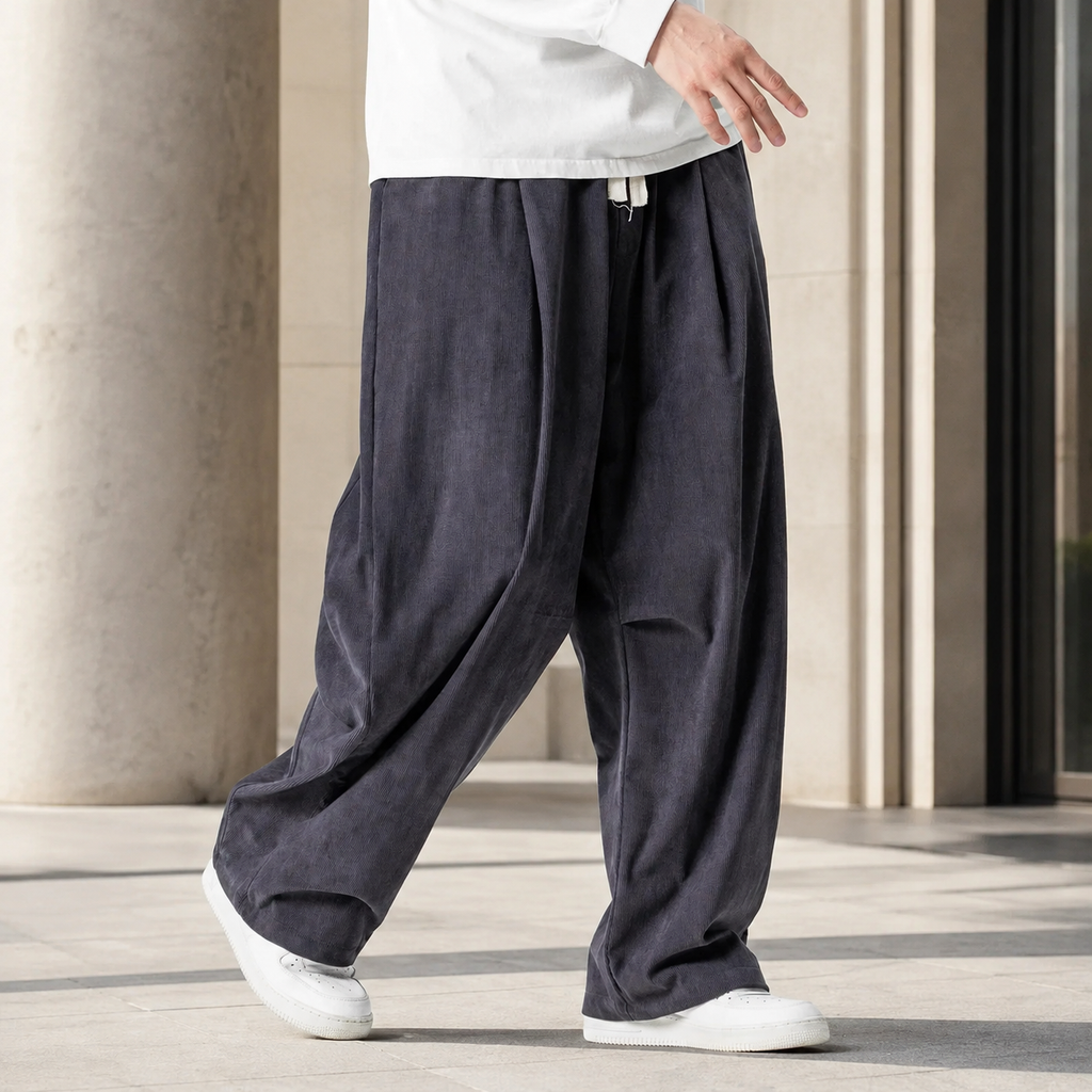 Mercer Corduroy Drawstring Trousers