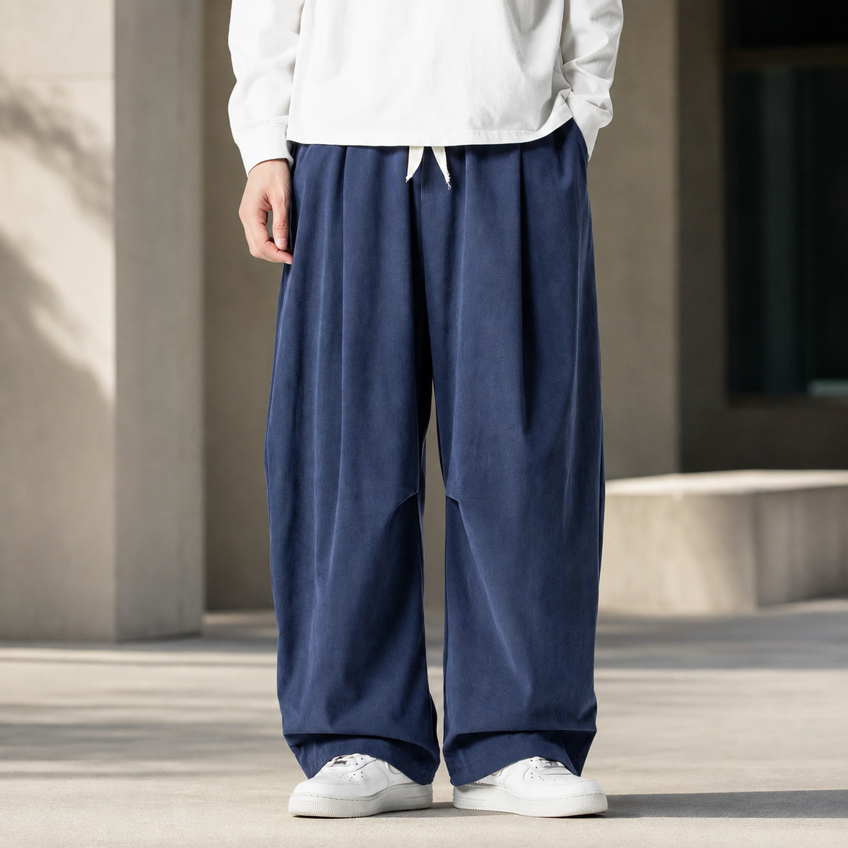Mercer Corduroy Drawstring Trousers