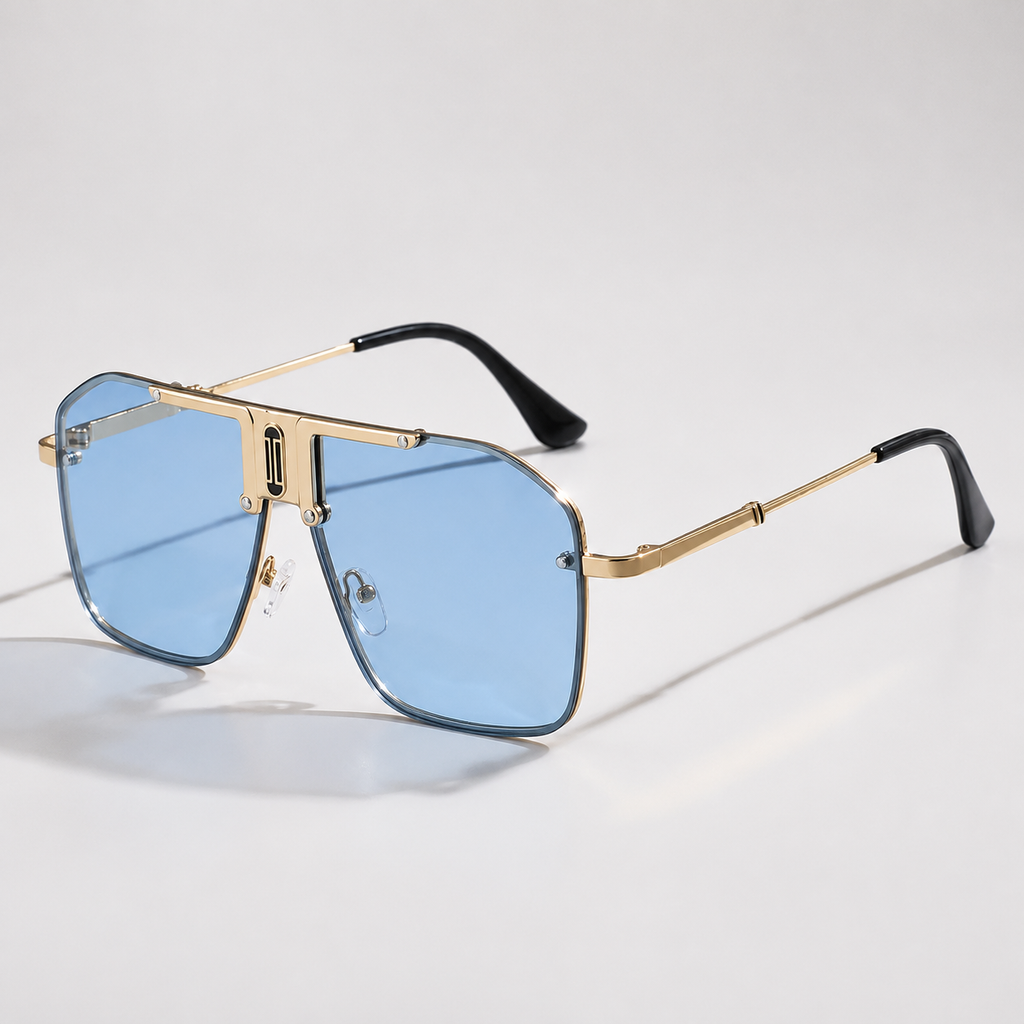 Miles Men’s Frameless UV400 Shield Sunglasses