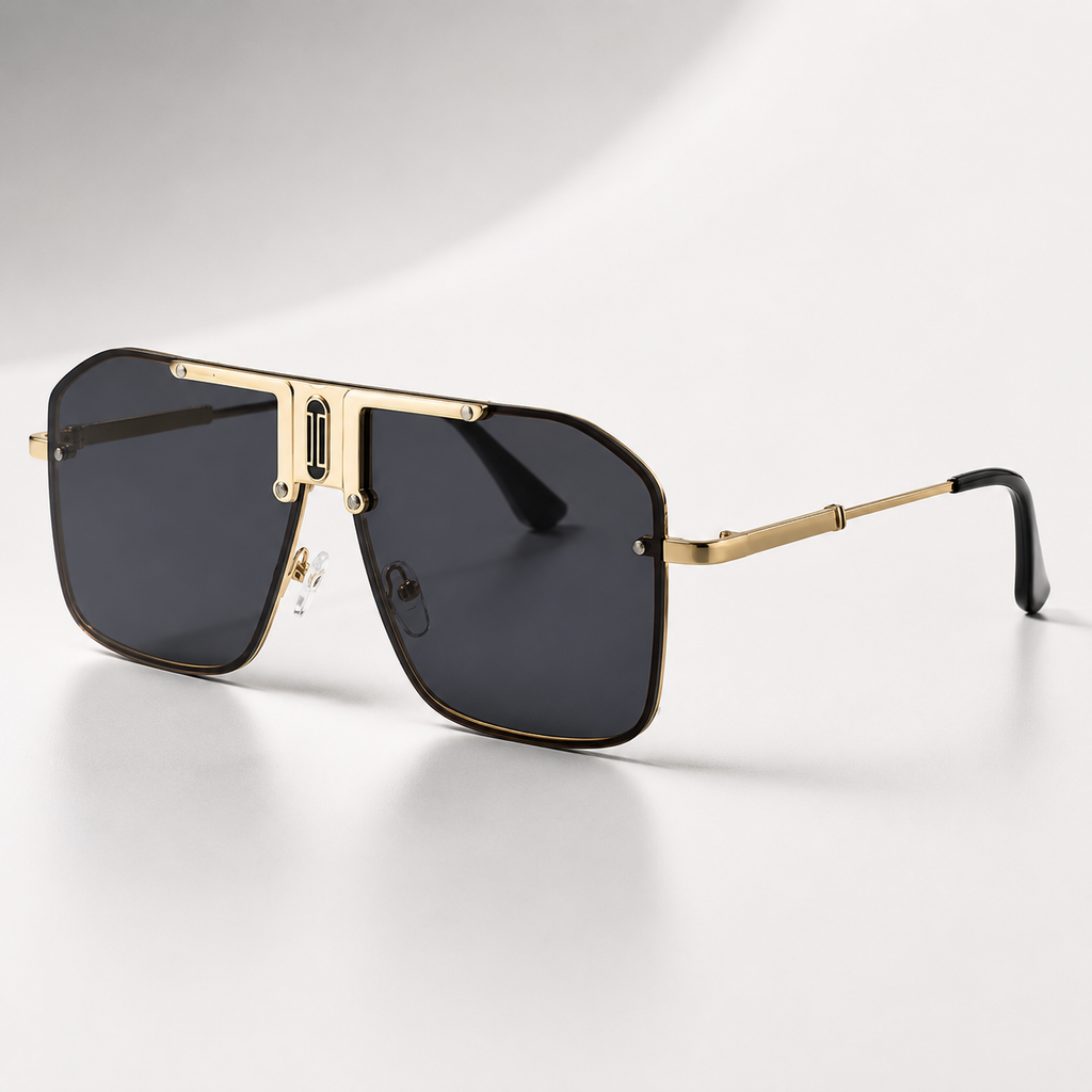 Miles Men’s Frameless UV400 Shield Sunglasses