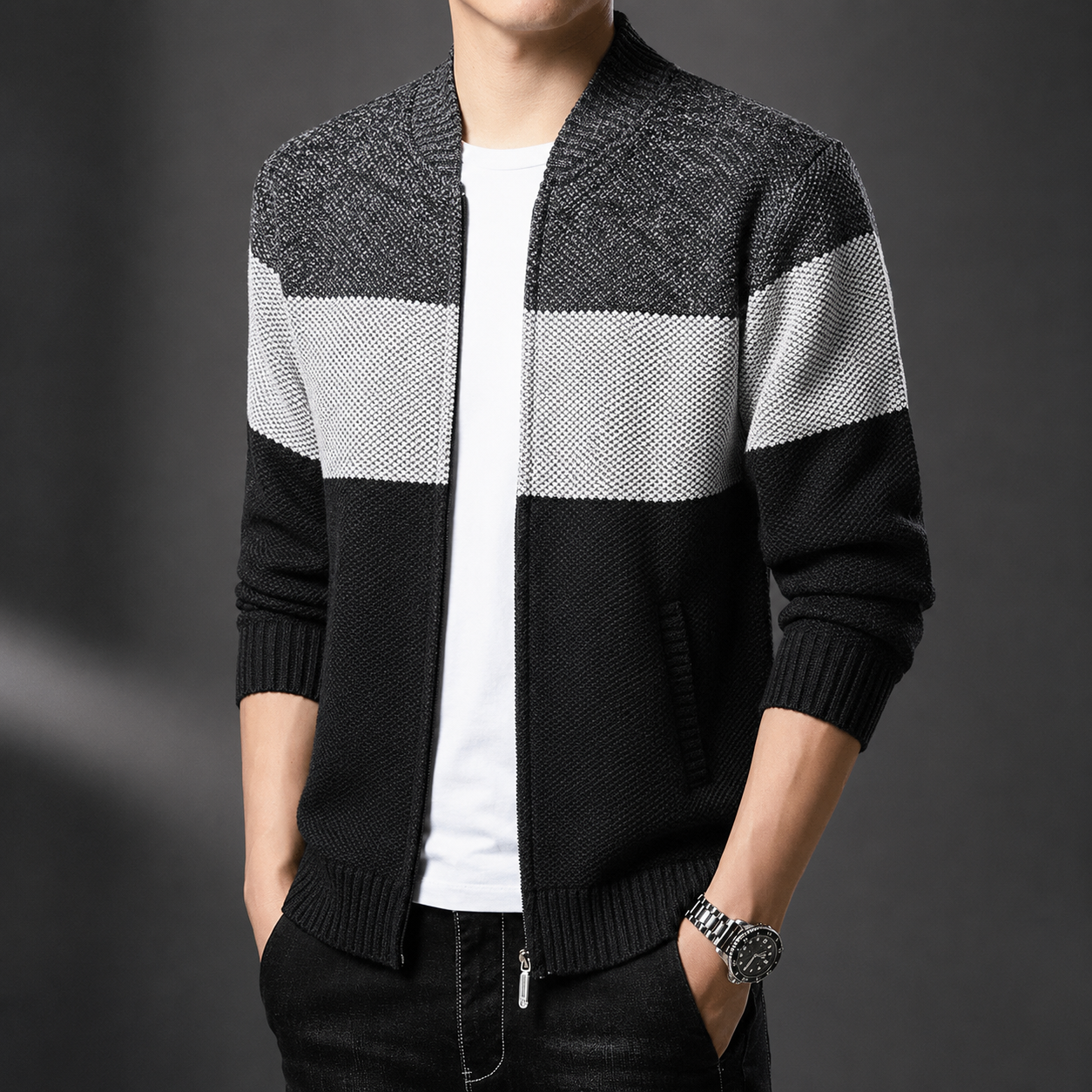 Nathan Men’s Knitted Cardigan