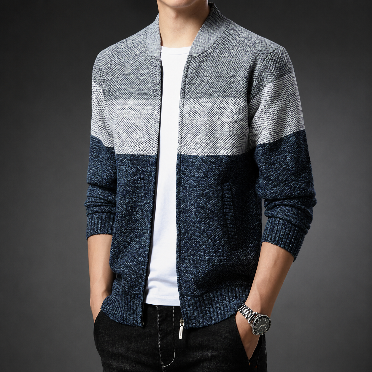 Nathan Men’s Knitted Cardigan