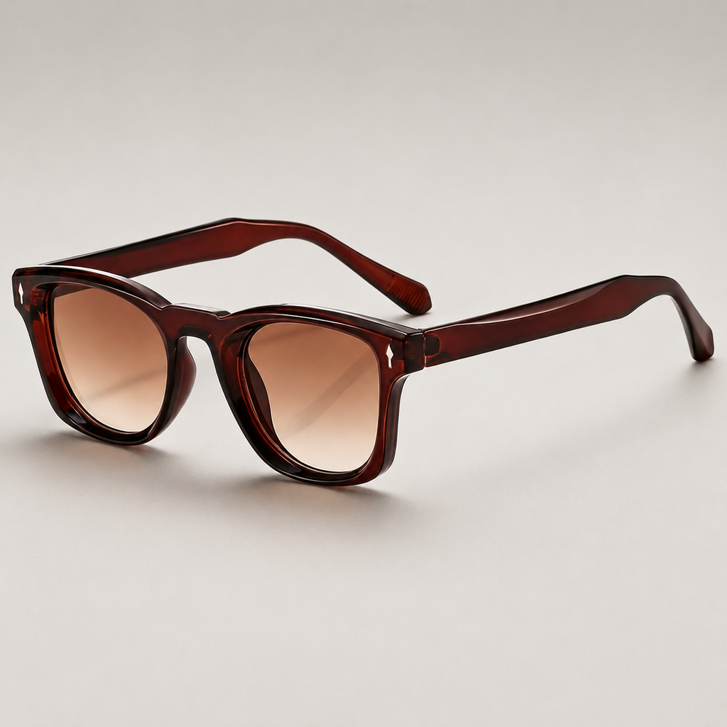 Nico Bold Square-Frame Sunglasses