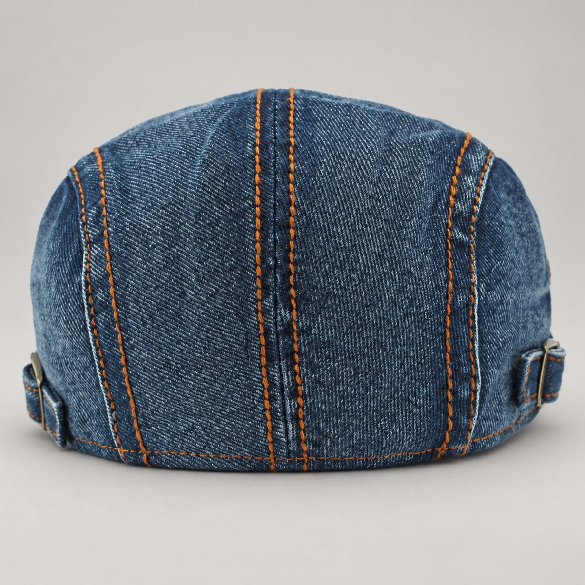 Nolan Washed Denim Flat Cap
