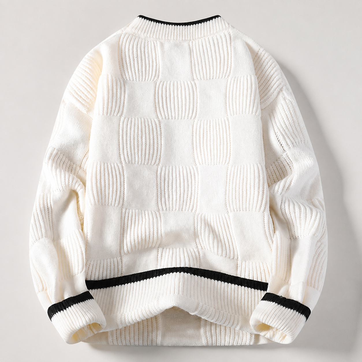 Nolan Men’s Textured Crewneck Knit Sweater