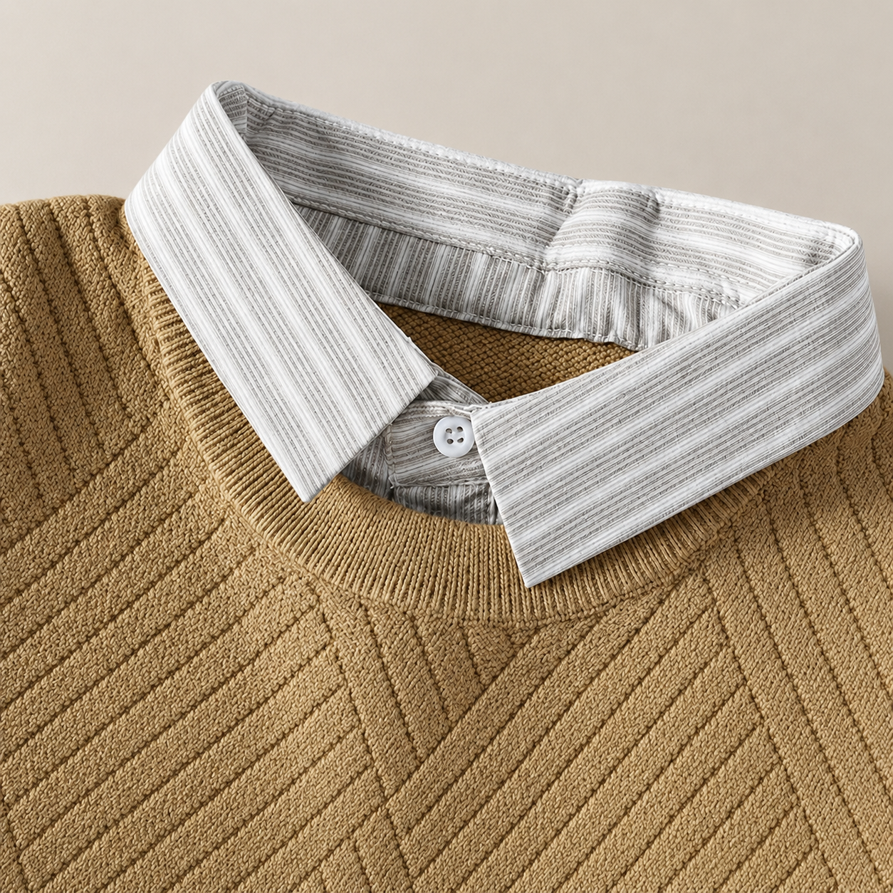 Oliver Knit Sweater – Men’s Casual Crew Neck Top