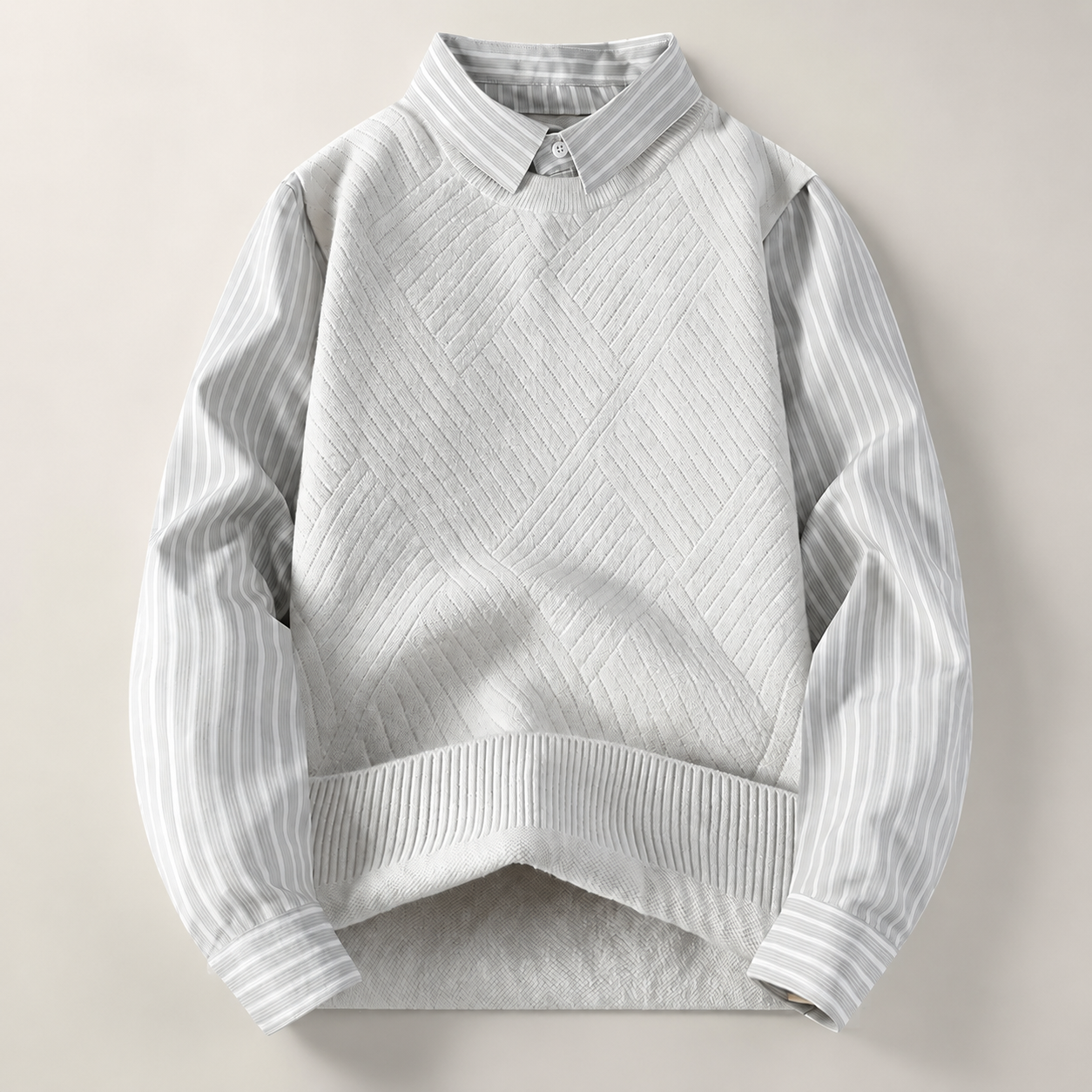 Oliver Knit Sweater – Men’s Casual Crew Neck Top