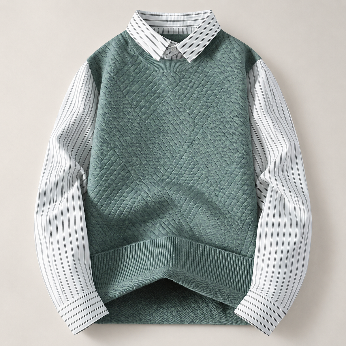 Oliver Knit Sweater – Men’s Casual Crew Neck Top