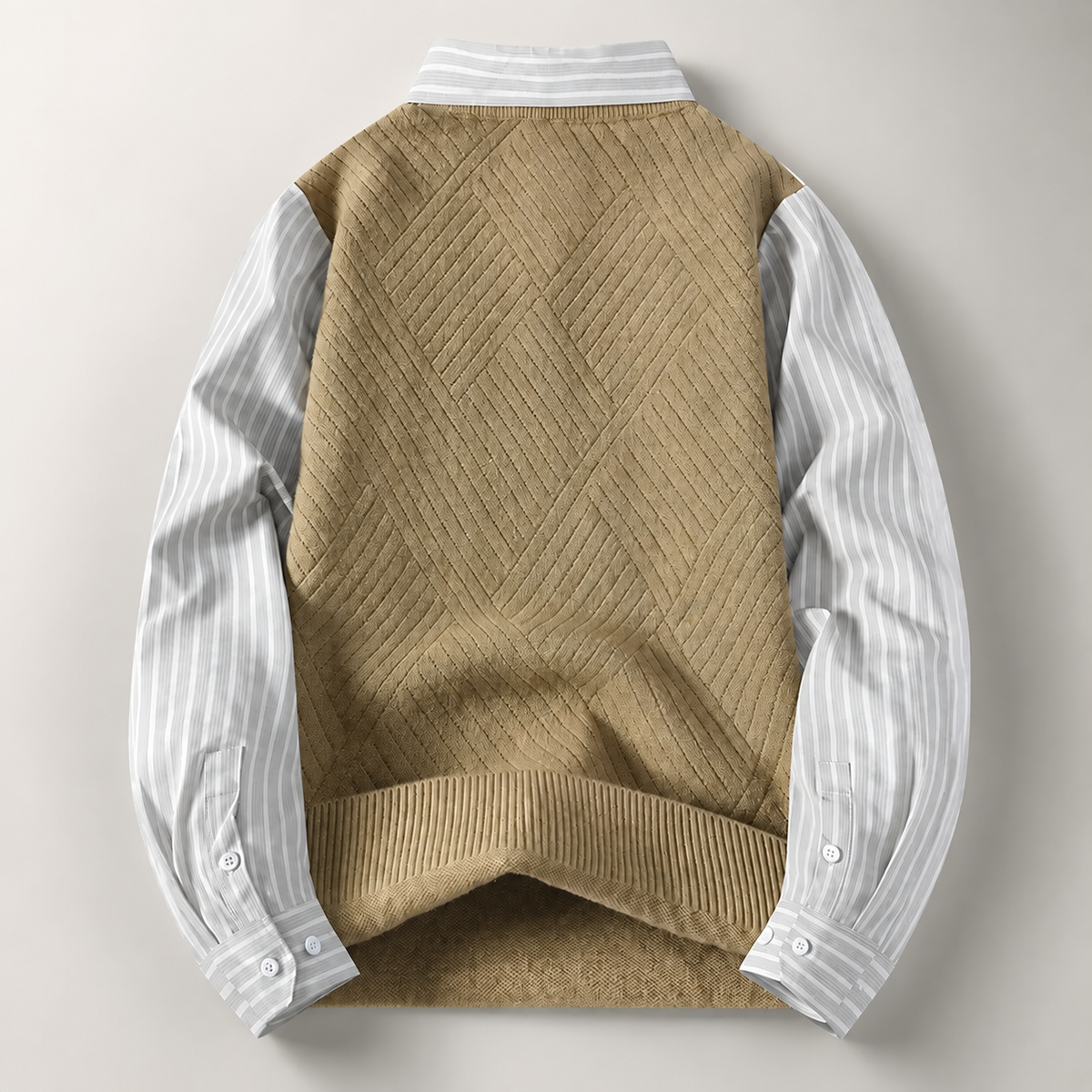 Oliver Knit Sweater – Men’s Casual Crew Neck Top