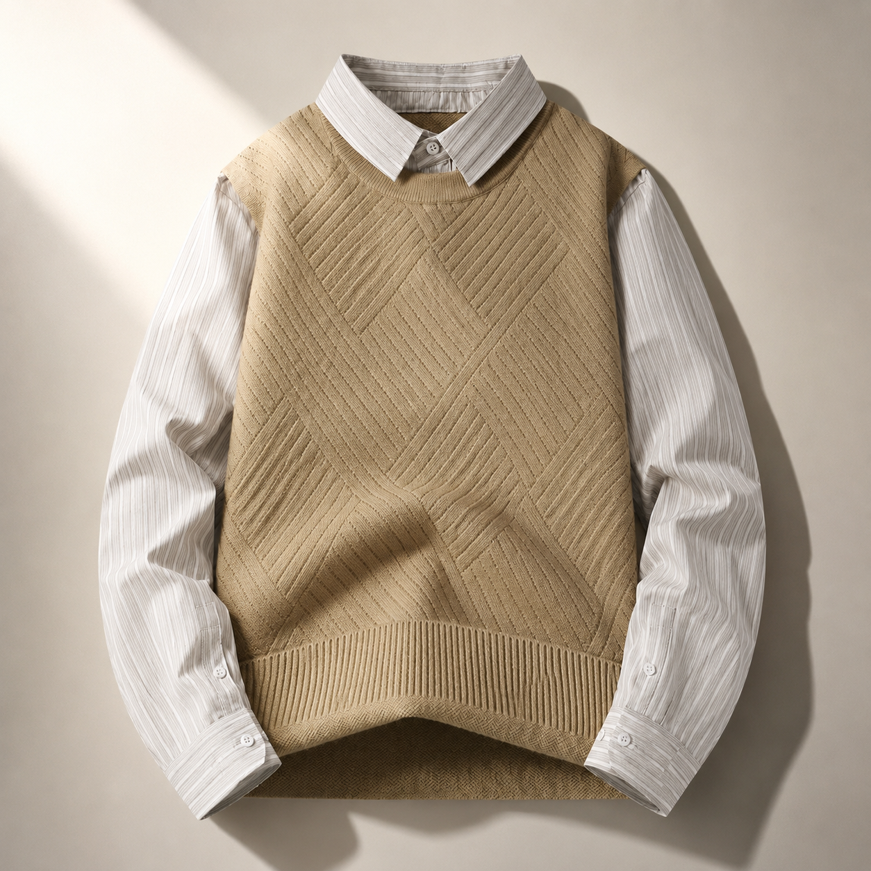 Oliver Knit Sweater – Men’s Casual Crew Neck Top