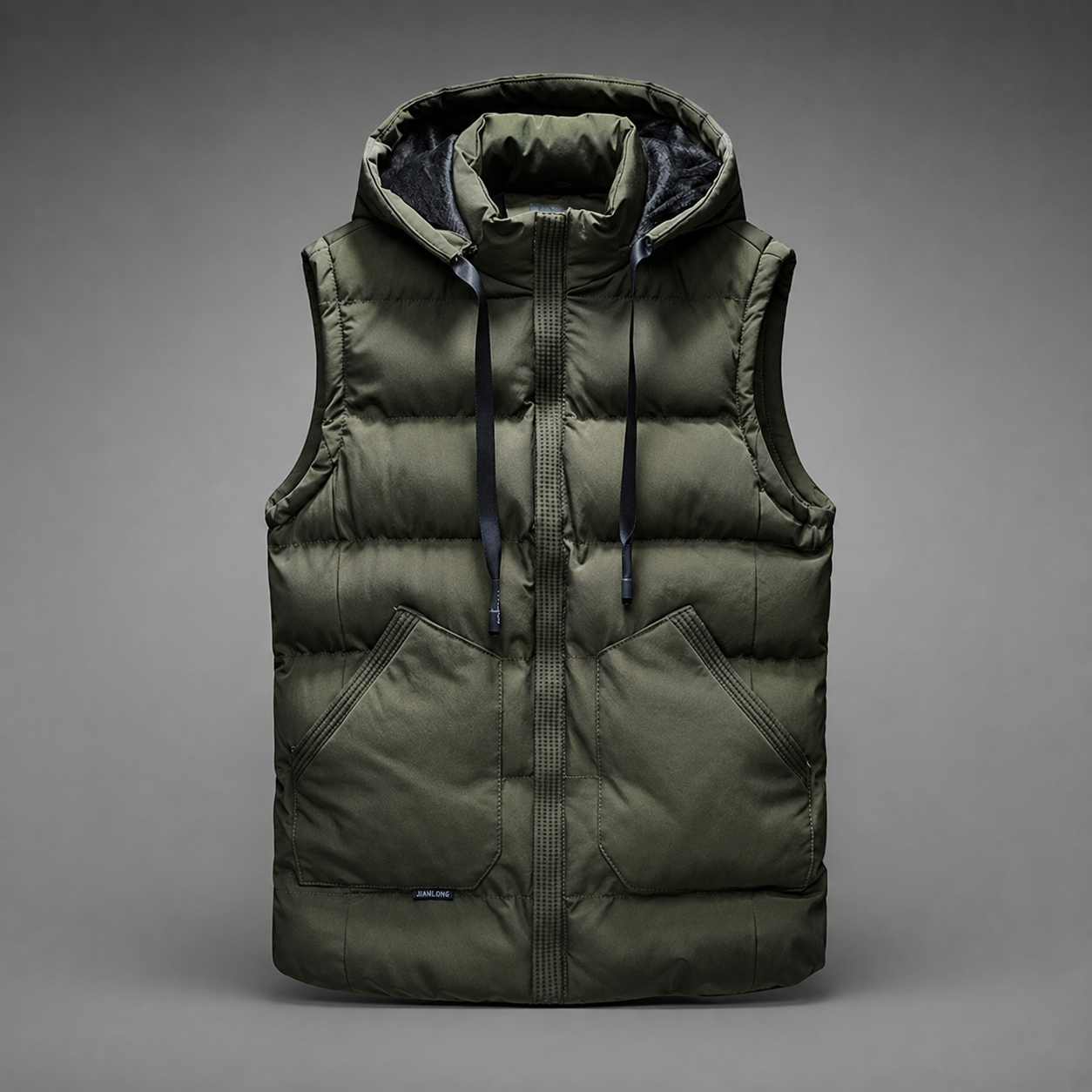 Oliver Hooded Down Vest