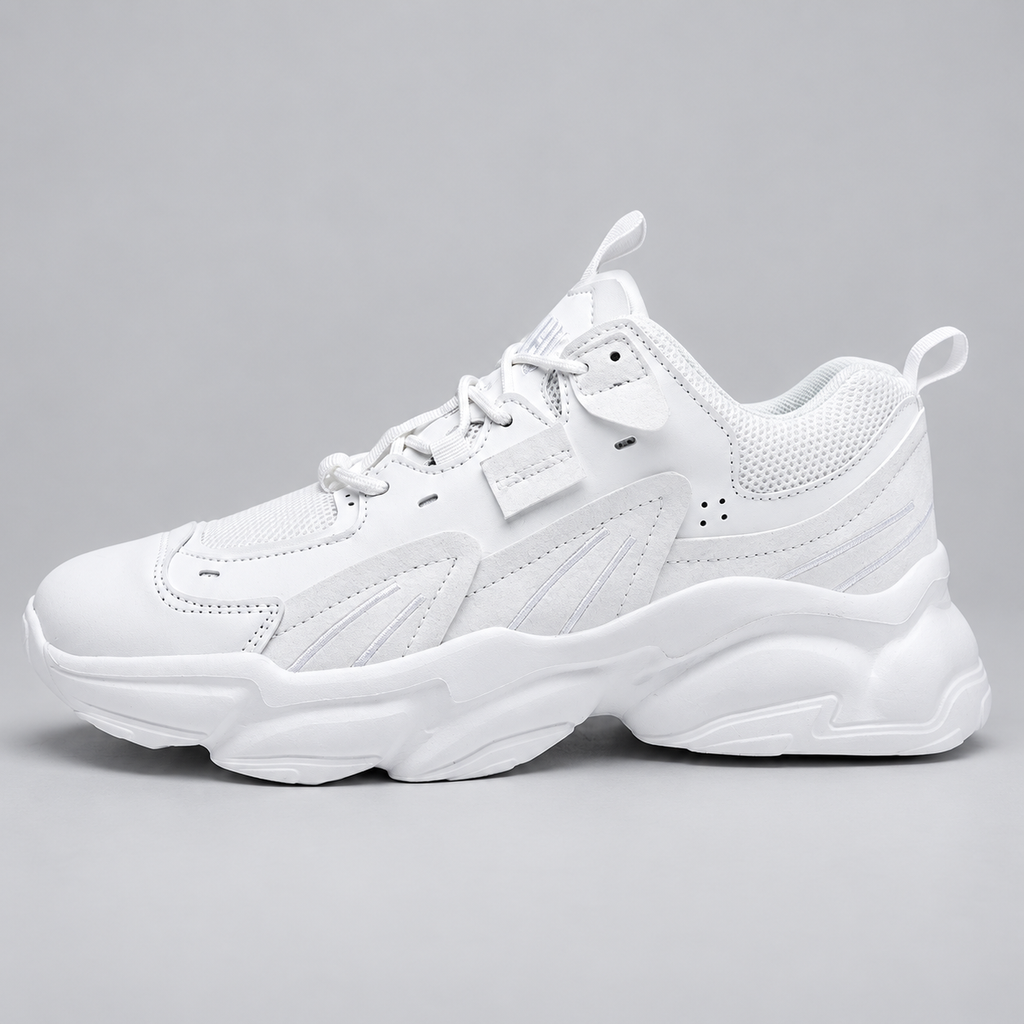 Orlando Men’s Chunky Mesh Lace-Up Sneakers