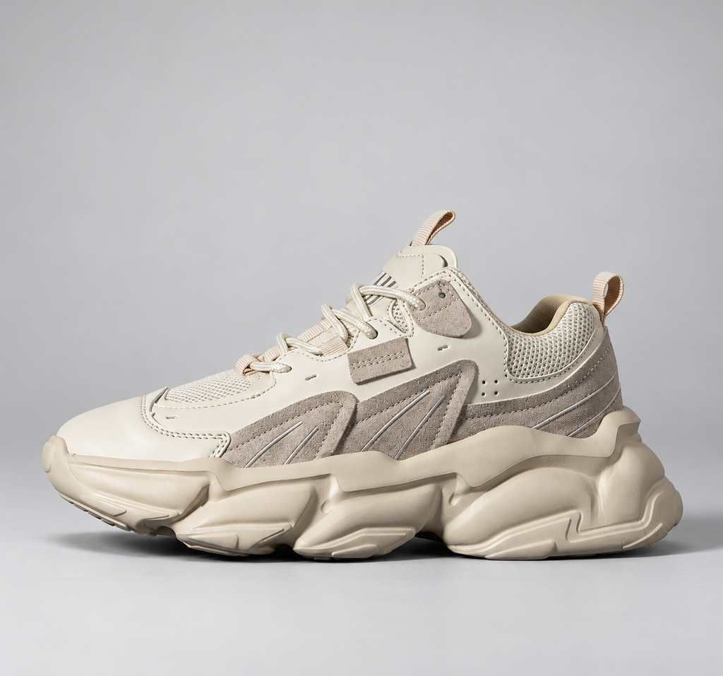 Orlando Men’s Chunky Mesh Lace-Up Sneakers