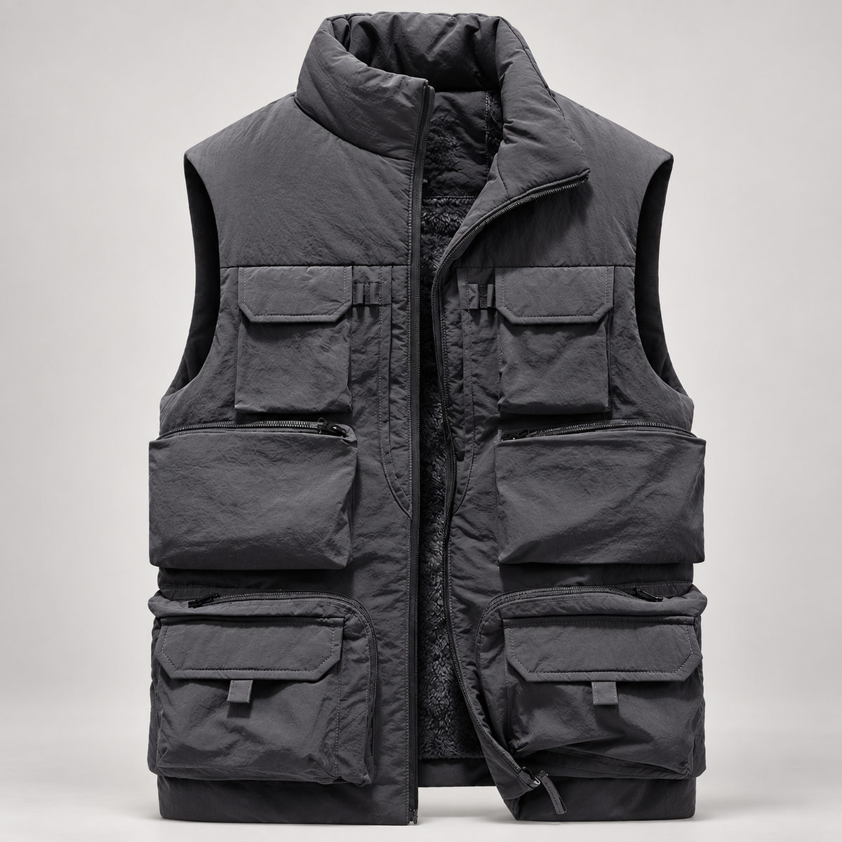 Orson Men’s Plush-Lined Multi-Pocket Utility Vest