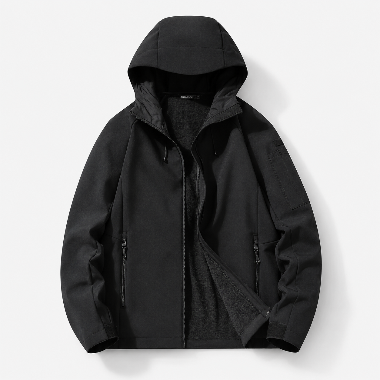 Parker Fleece Lined Zip-Up Hooded Jacket