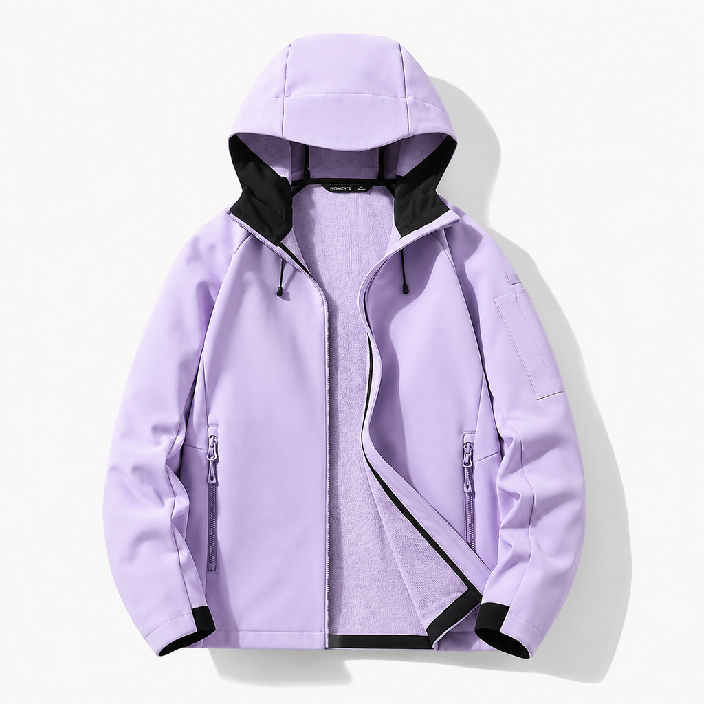 Parker Fleece Lined Zip-Up Hooded Jacket