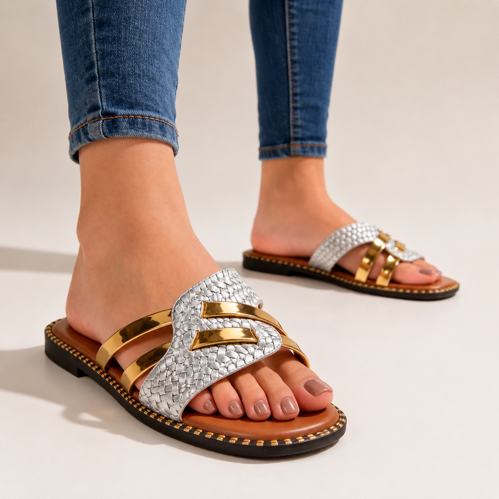 Peyton Women’s Flat Slide Sandals