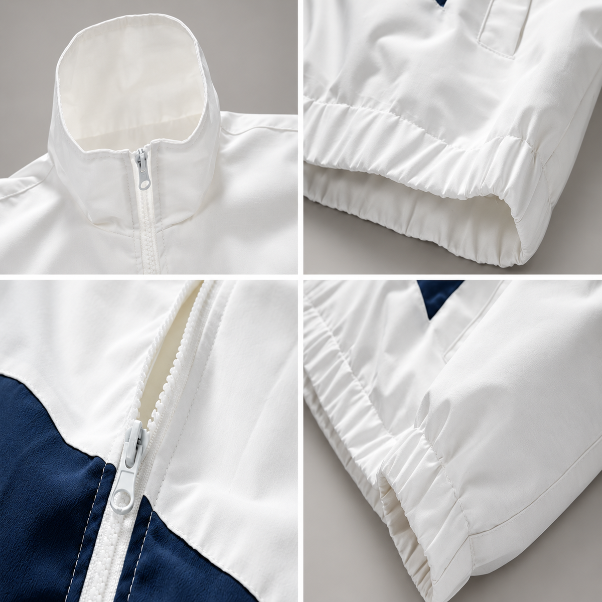 Pierce Men’s Color-Block Full-Zip Stand Collar Jacket