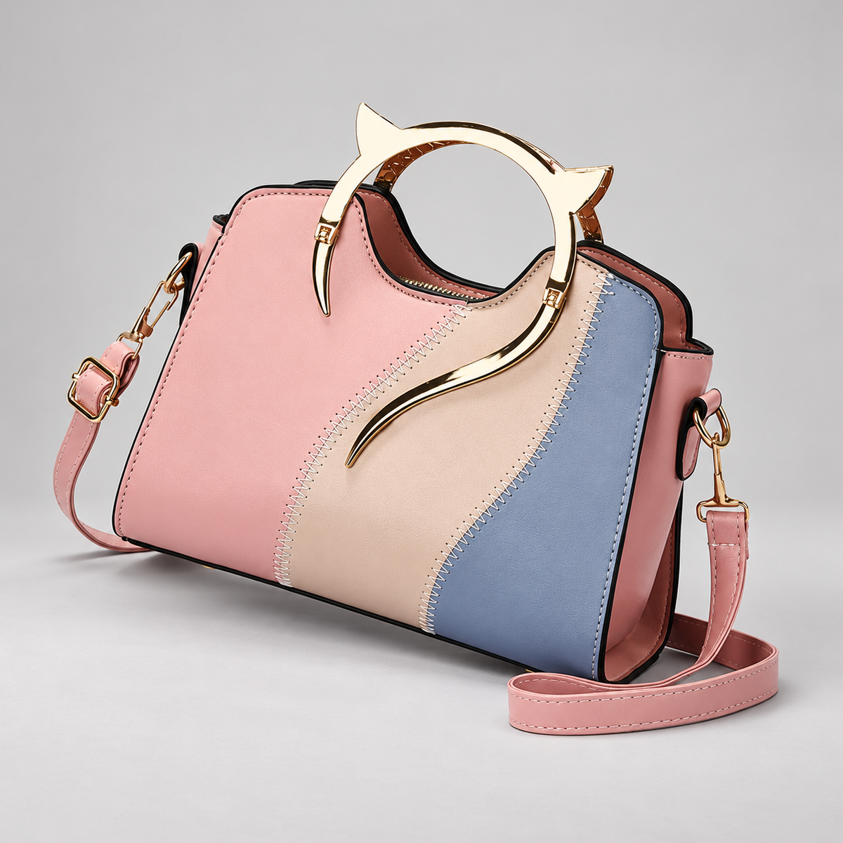 Ottilie Whitcombe Women’s Cat Handle Satchel Handbag