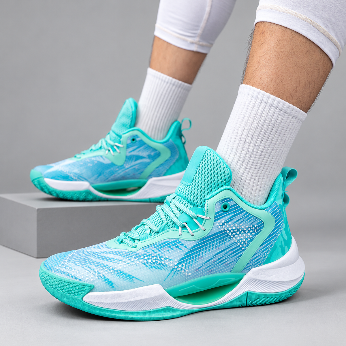 AirLoop Mesh Lace-Up Basketball-Style Sneakers