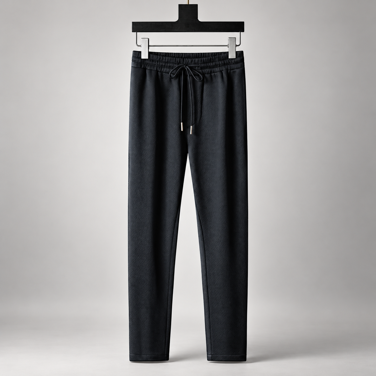 Aldric Men’s Textured Full-Zip Tracksuit Set with Drawstring Pants