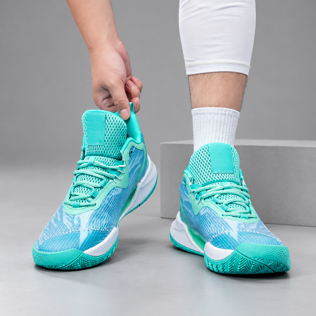 AirLoop Mesh Lace-Up Basketball-Style Sneakers