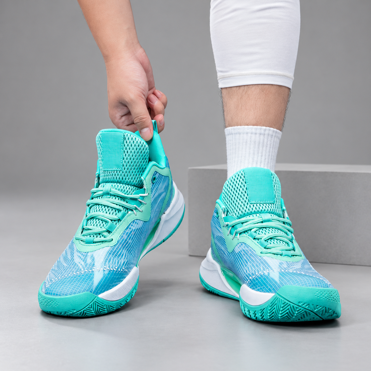 AirLoop Mesh Lace-Up Basketball-Style Sneakers