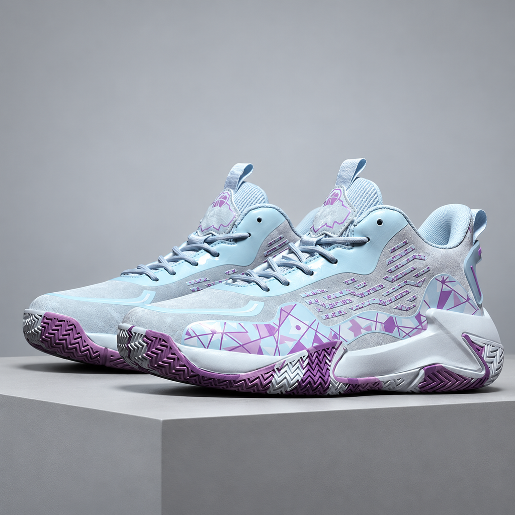 Skyline Colorblock Athletic Sneakers with Sculpted Soles