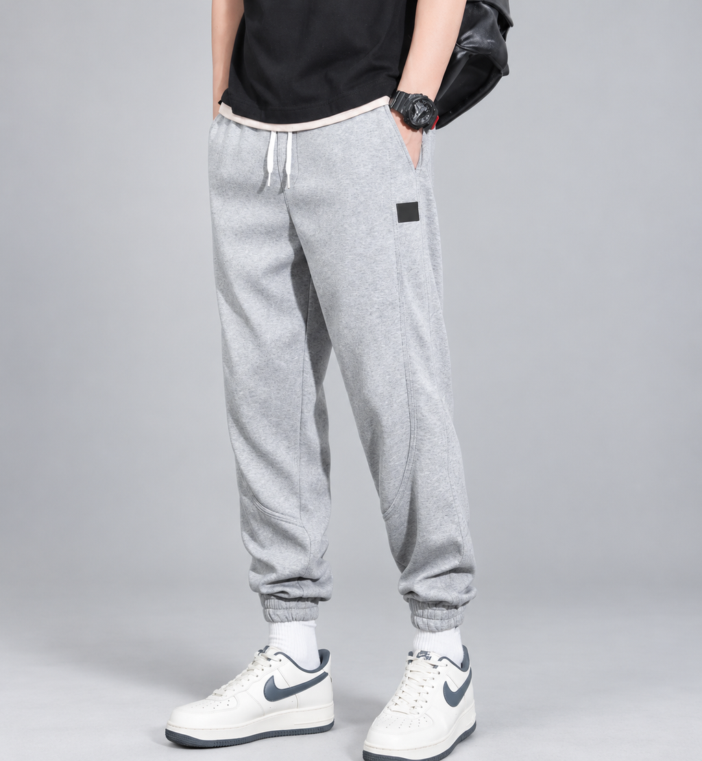 Vittorio Men’s Tapered Jogger Pants with Elastic Cuffs