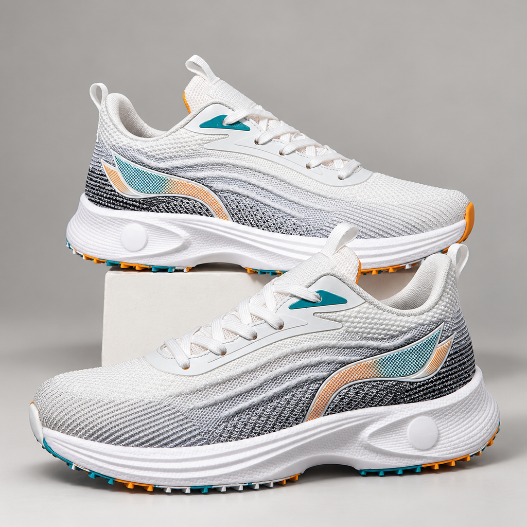 Alden Mesh Lace-Up Sneakers with Contrast Details