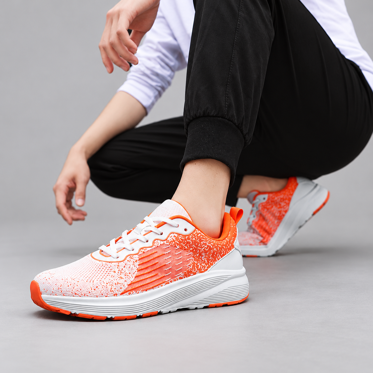 Rexton Low-Top Sneakers with Sculpted Soles