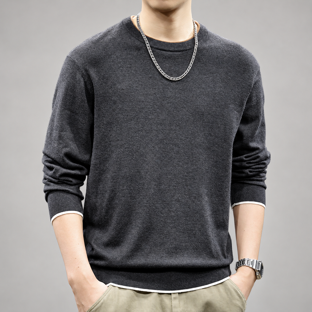 Mark Men’s Fine Knit Crewneck Sweater