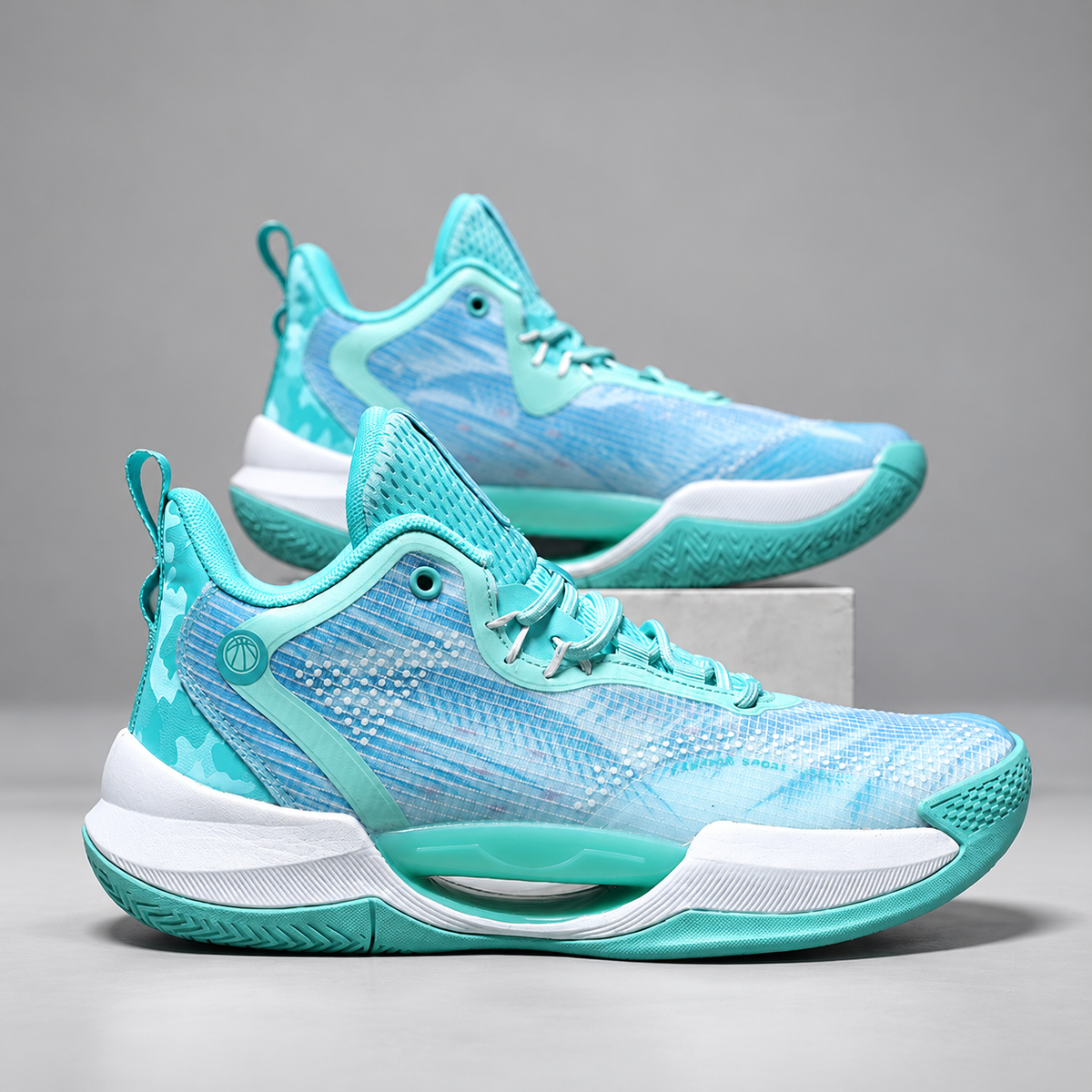 AirLoop Mesh Lace-Up Basketball-Style Sneakers