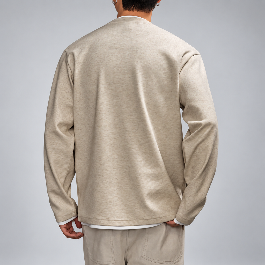 Tiberio Men's Long Sleeve Crewneck Pullover